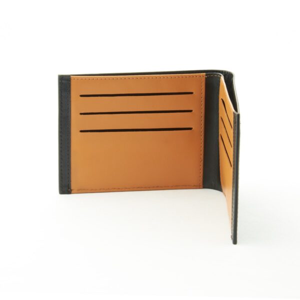 Slim Billfold Leather Wallet with 6C/C - Image 4