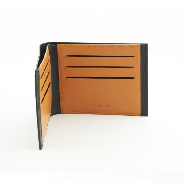 Slim Billfold Leather Wallet with 6C/C