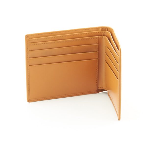 Classic Billfold Leather Wallet  with 6 C/C - Image 5