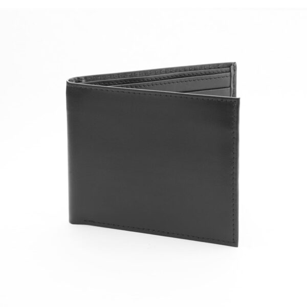Slim Billfold Leather Wallet with 8 C/C