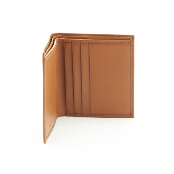 Mini Leather Card Wallet with 2 Note Pockets & 6 C/C - Image 5