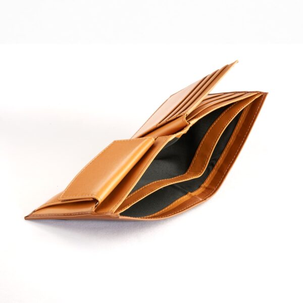 Bifold Leather Coin Wallet with 9 C/C - Image 5