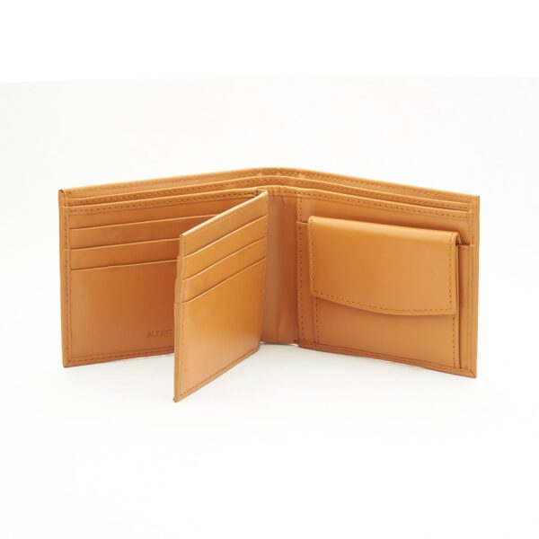 Alternative view of Bifold Leather Coin Wallet with 9 C/C