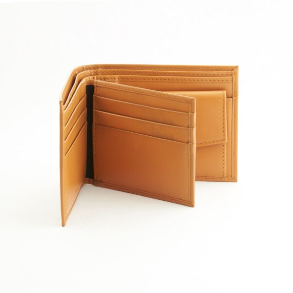 Bifold Leather Coin Wallet with 9 C/C - Image 7