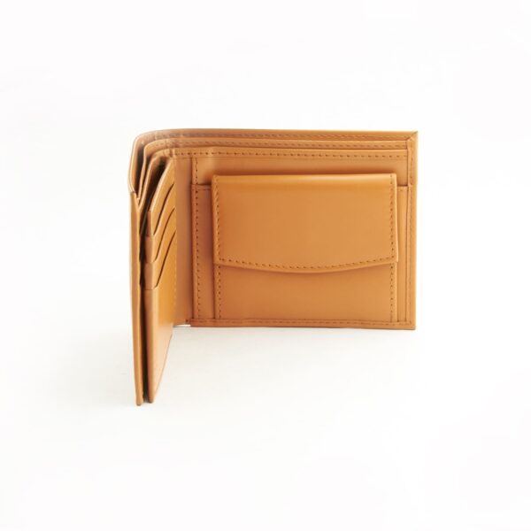 Bifold Leather Coin Wallet with 9 C/C - Image 9
