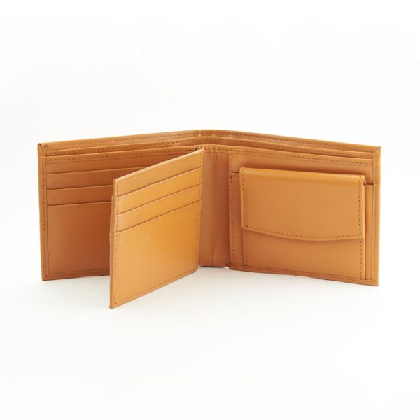 Bifold Leather Coin Wallet with 9 C/C - Image 8