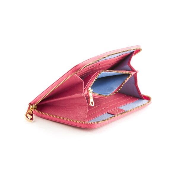 Alternative view of Mini Zipped Continental Leather Purse / Wallet with 4 C/C