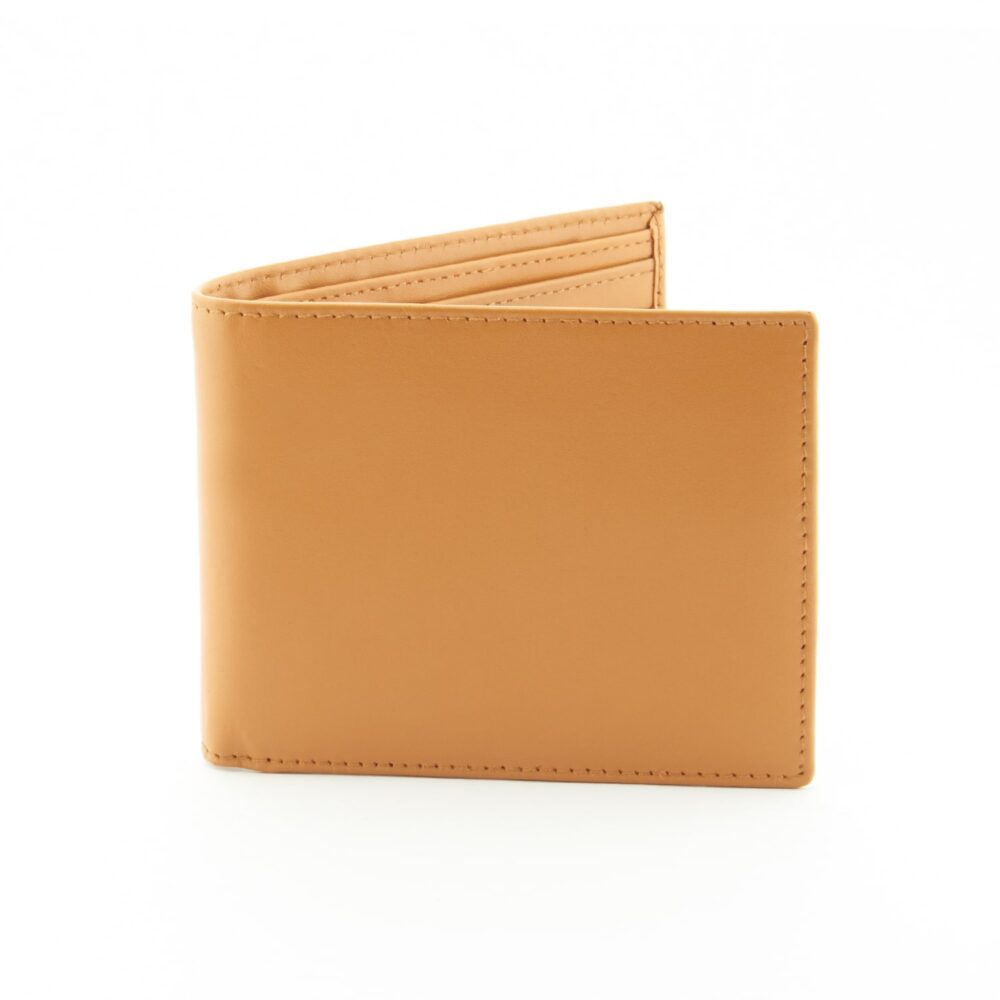 Classic Billfold Leather Wallet with 6 C/C