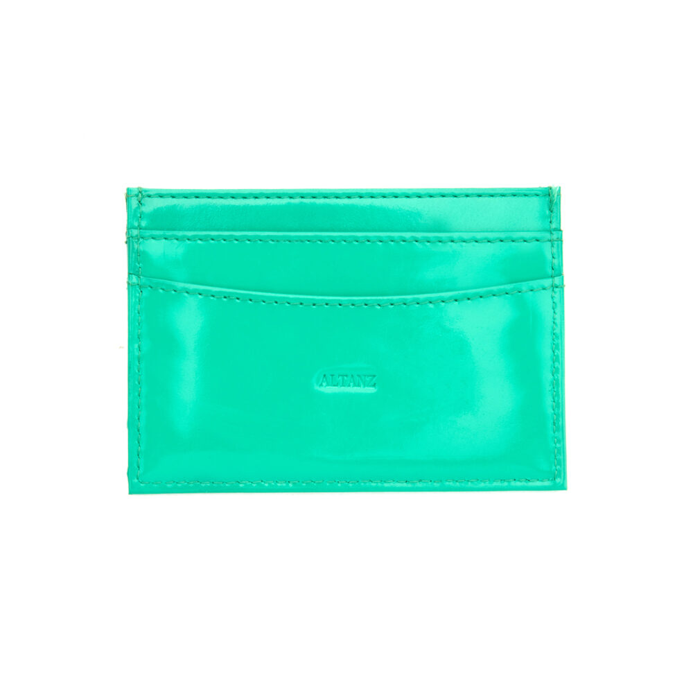 Slim Patent Leather Credit Card Holder