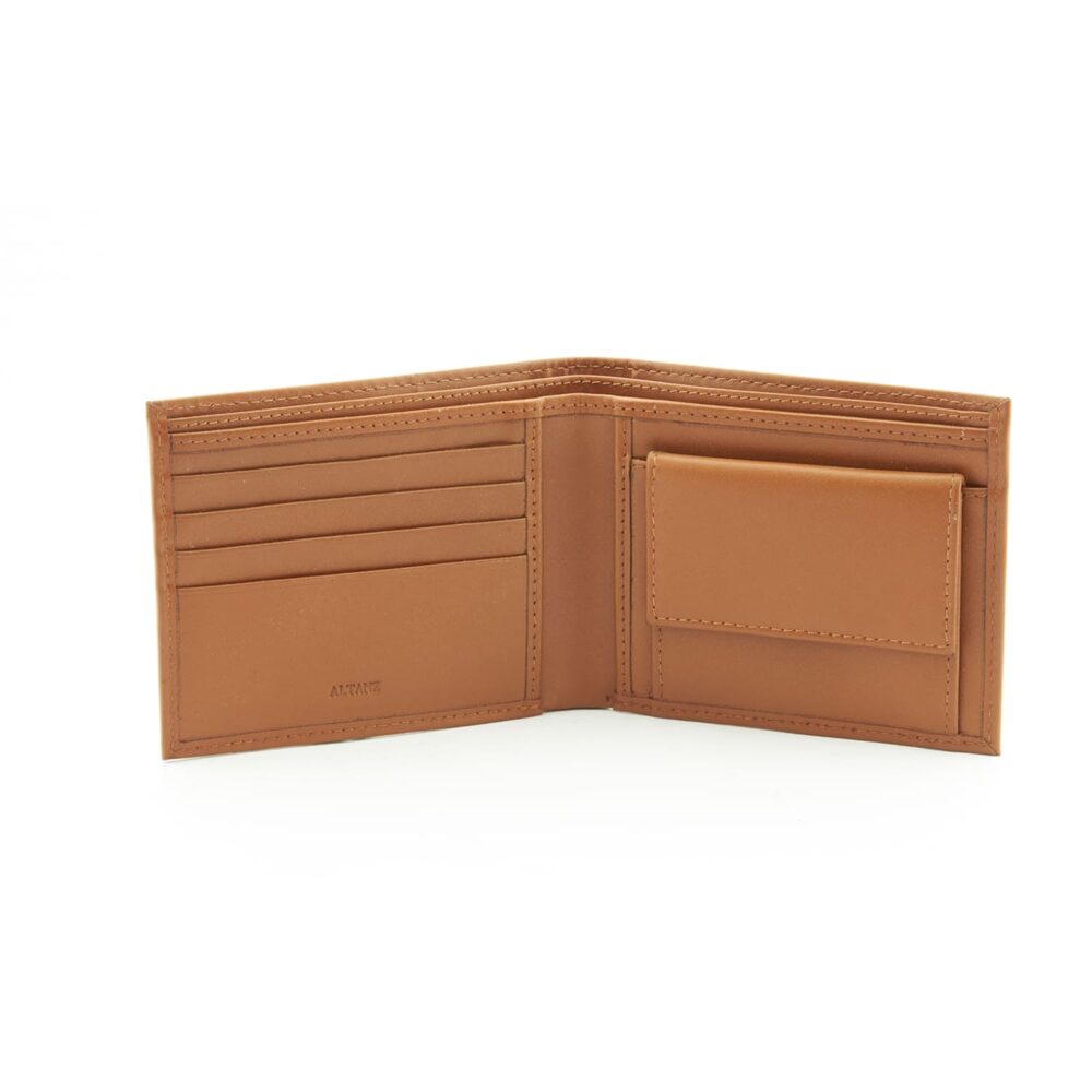 Billfold Leather Coin Wallet with 4 C/C - Image 2