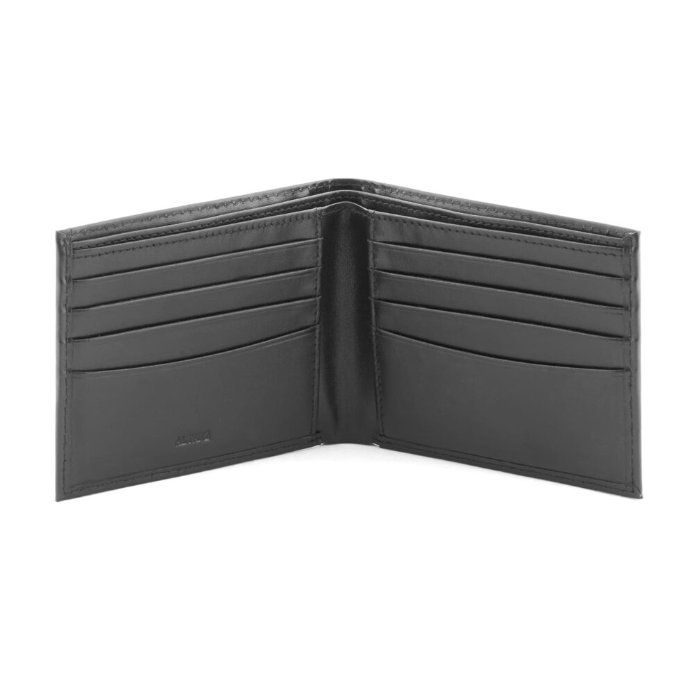 Slim Billfold Leather Wallet with 8 C/C - Image 2