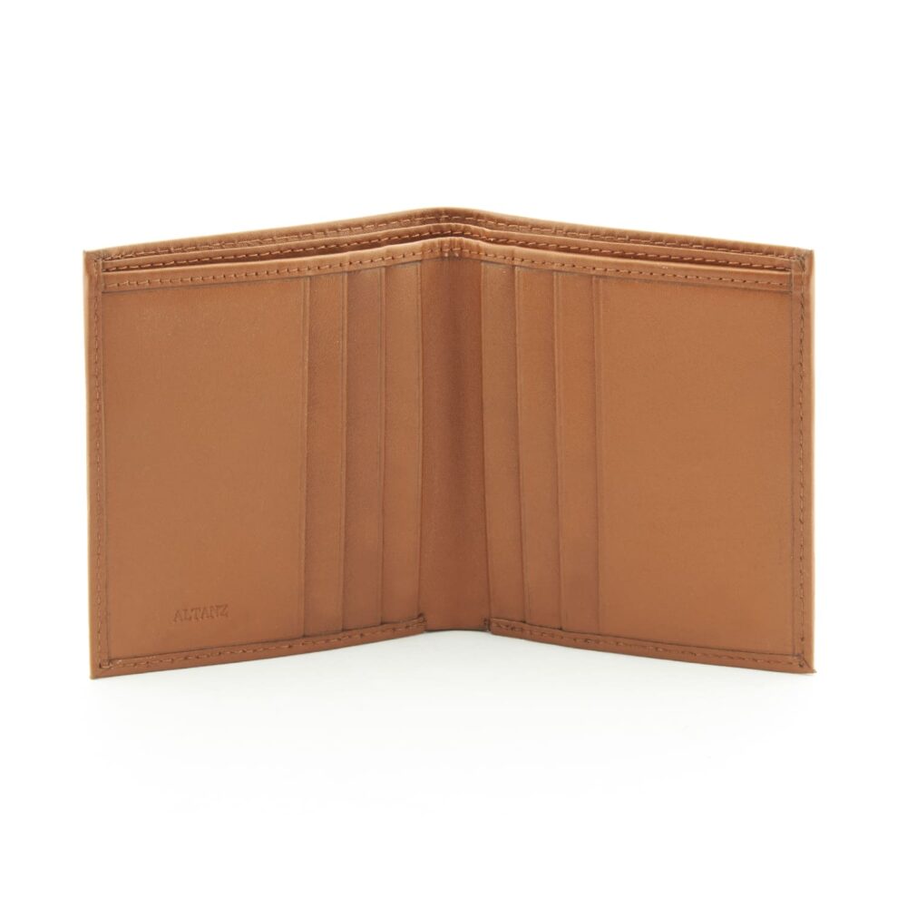 Mini Leather Card Wallet with 2 Note Pockets & 6 C/C - Image 2