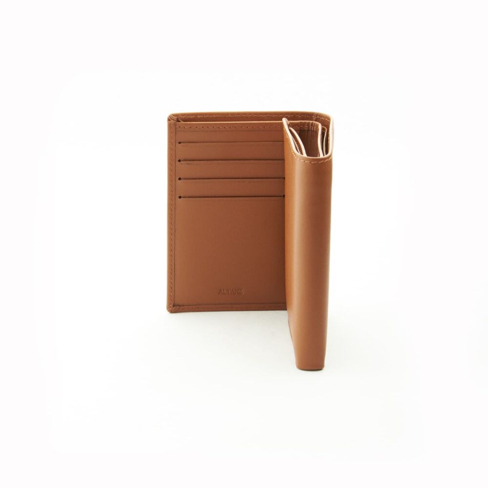 Trifold Leather Wallet with 9 C/C - Image 5