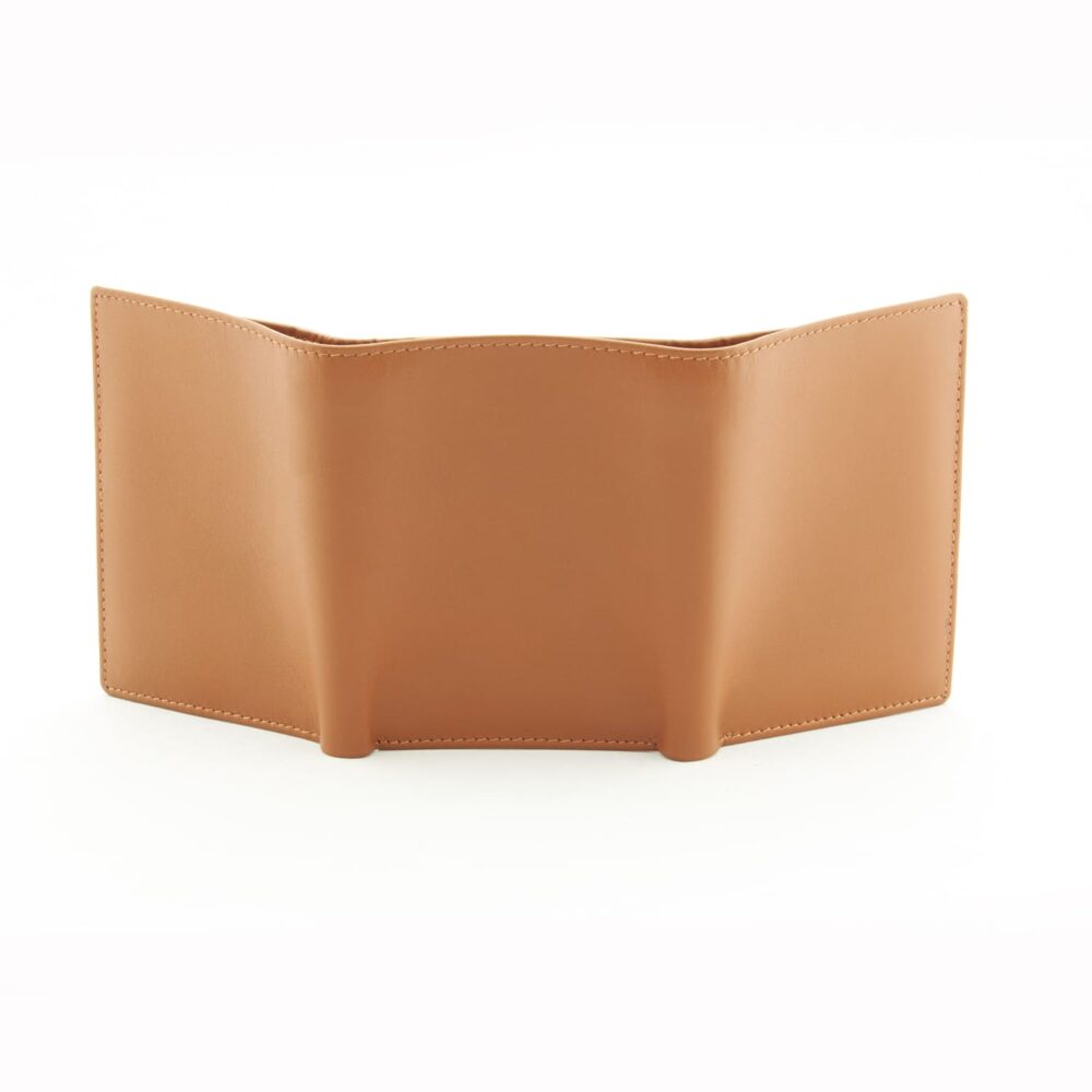 Trifold Leather Wallet with 9 C/C - Image 3